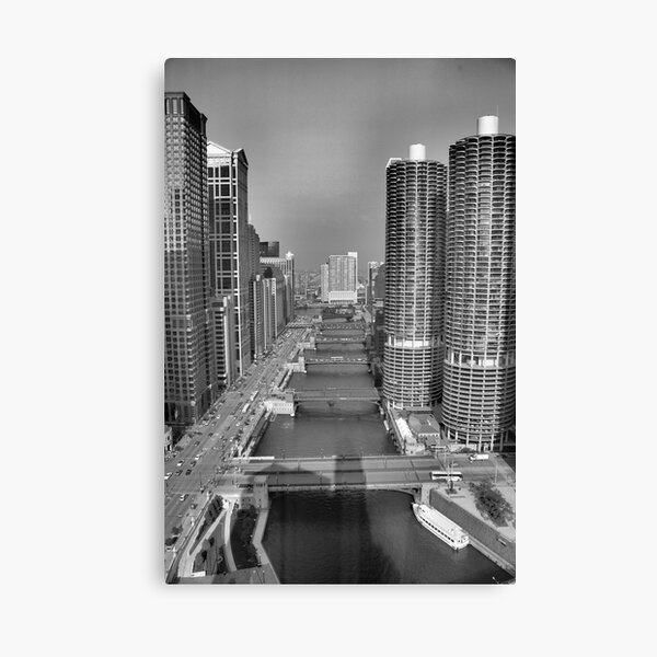Item preview, Chicago River B&W designed and sold by Michael McCasland.