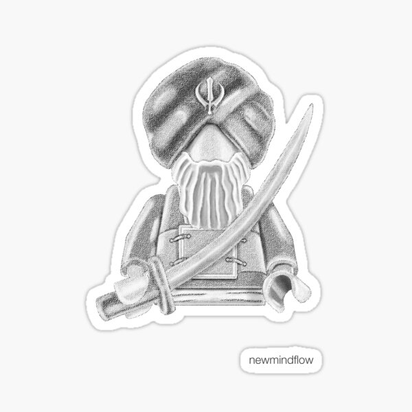 Sikh Warrior Sticker