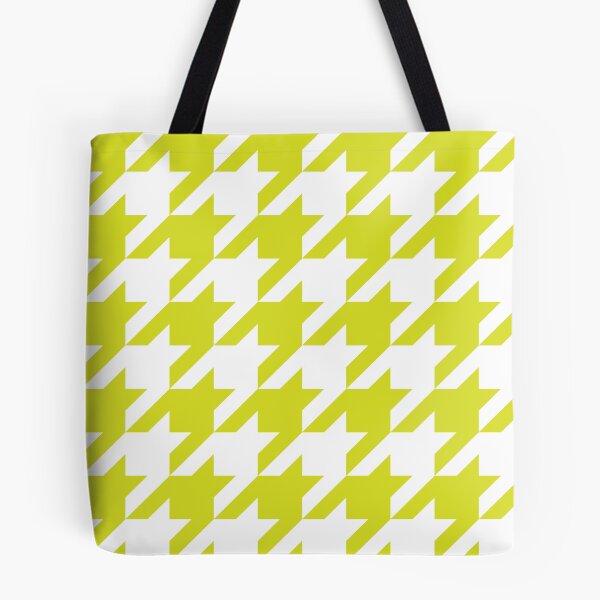 Item preview, Chartreuse Large Houndstooth designed and sold by ImageNugget.