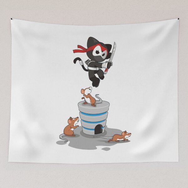 Item preview, Samurai Cat designed and sold by FantasySkyArt.