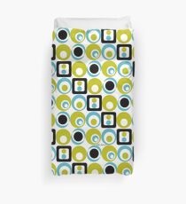 Funda nórdica Mod Style Lime Turq Circles Squares