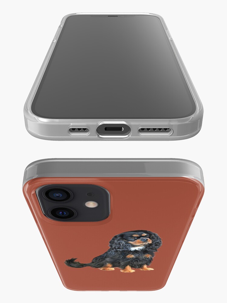Alternate view of Cavalier King Charles Spaniel (black and tan) iPhone Case & Cover