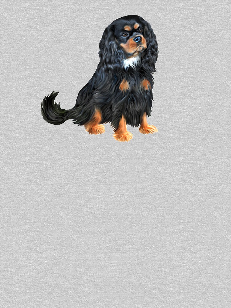 Cavalier King Charles Spaniel (black and tan) by JeanBFitzgerald
