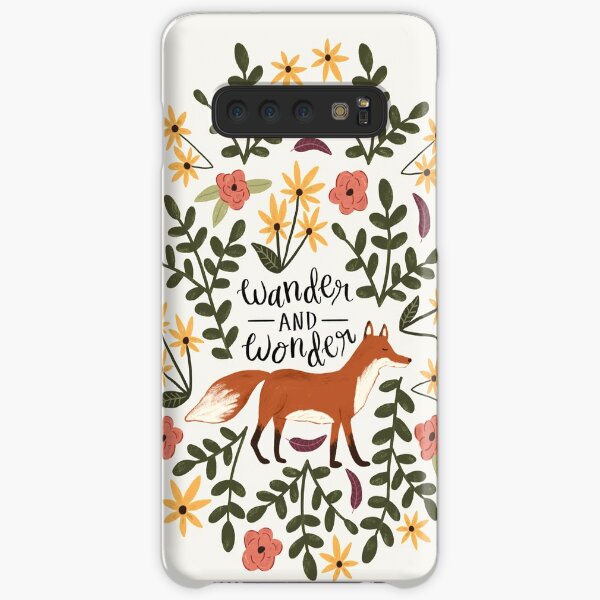 Fox and Florals - Wander and Wonder Samsung Galaxy Snap Case