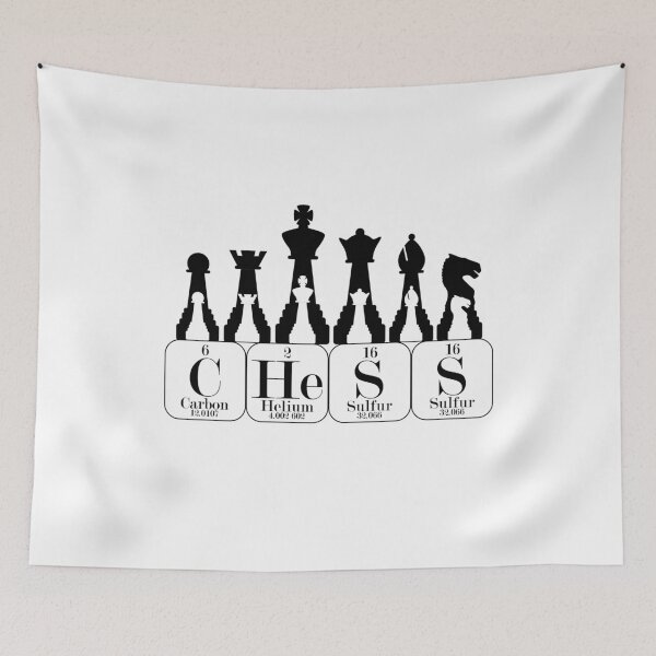 Item preview, Chess Periodic Table Chess Checkmate partner designed and sold by onrcnoz.