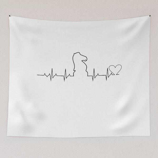 Item preview, Chess Heartbeat Checkmate Partner Chess designed and sold by onrcnoz.