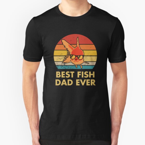 Best Fish Dad Ever Slim Fit T-Shirt