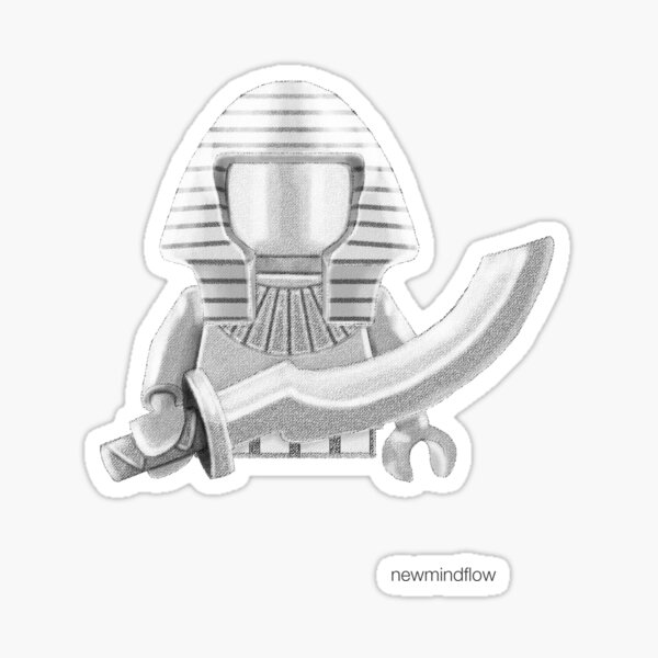 Egyptian Warrior Sticker
