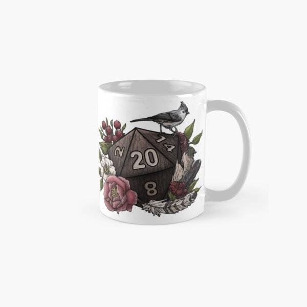 Druid Class D20 - Tabletop Gaming Dice Classic Mug