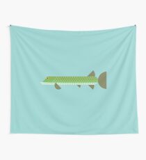 Northern Pike vector illustration Wall Tapestry
