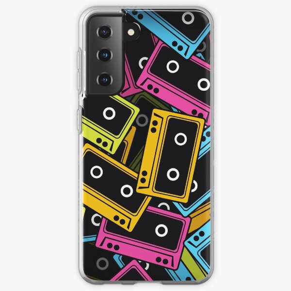 Colorful Retro Music Cassette Samsung Galaxy Soft Case