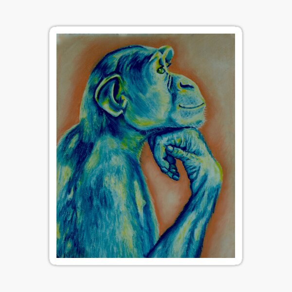 The Thinker Sticker