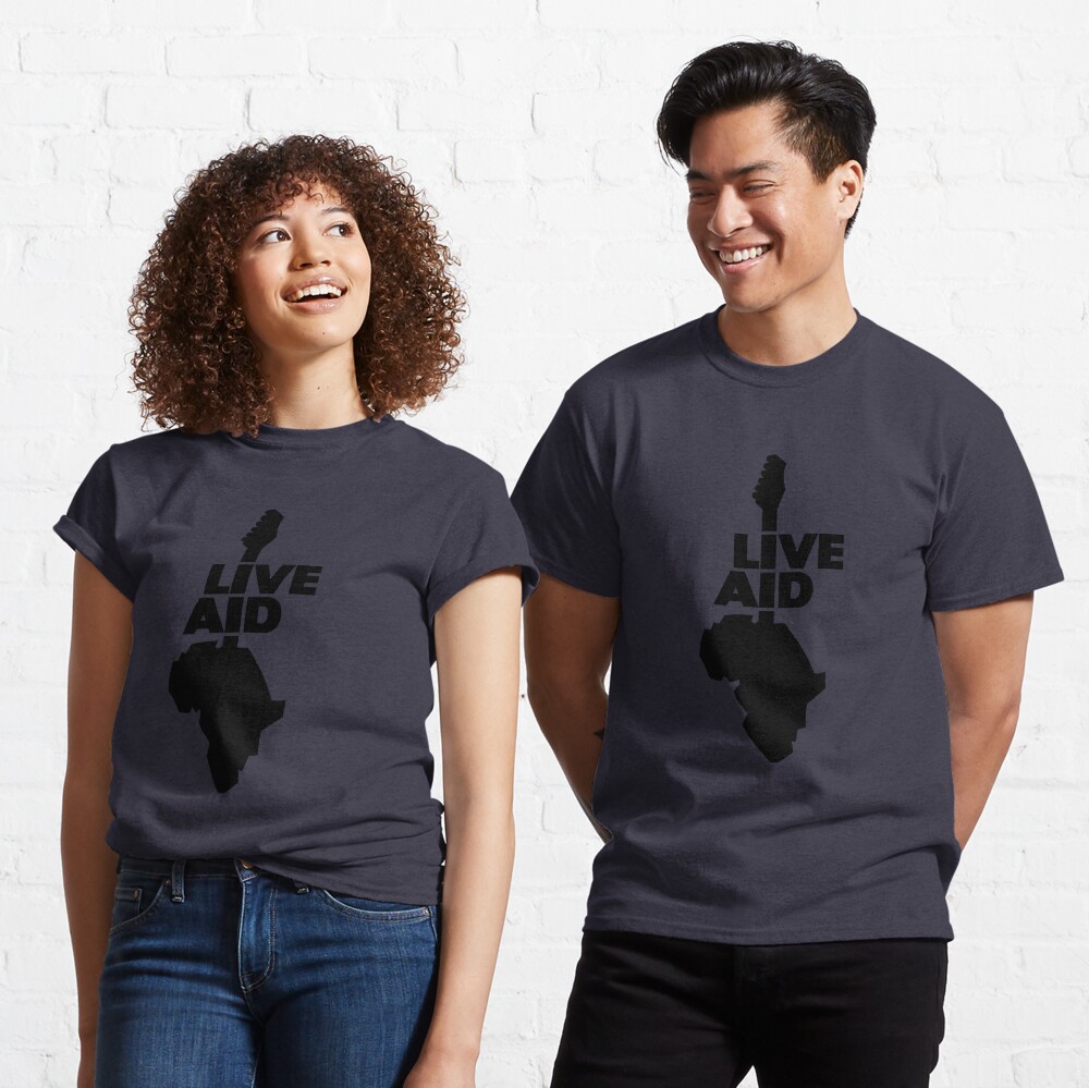 Live Aid Konzert Classic T-Shirt Live Aid Konzert Classic T-Shirt