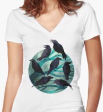 Camiseta entallada de cuello en V La reunion