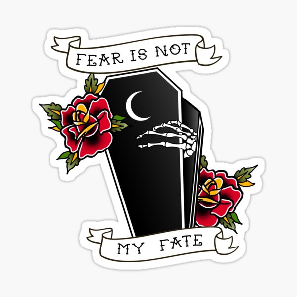 Item preview, Fear Is Not My Fate Tattoo Design designed and sold by Retoro.