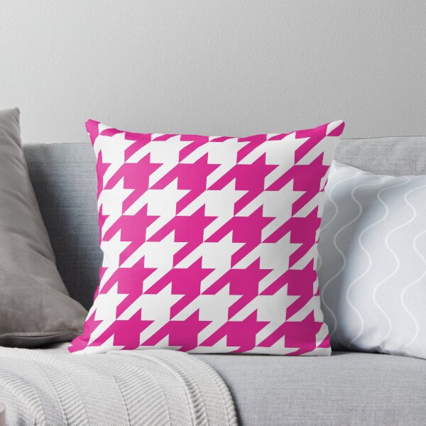 Item preview, HotPink Large Houndstooth designed and sold by ImageNugget.