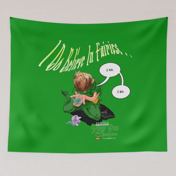 Item preview, I do believe in fairies- Peter Pan designed and sold by Gary Brantner of Rentnarb Studios Comics .