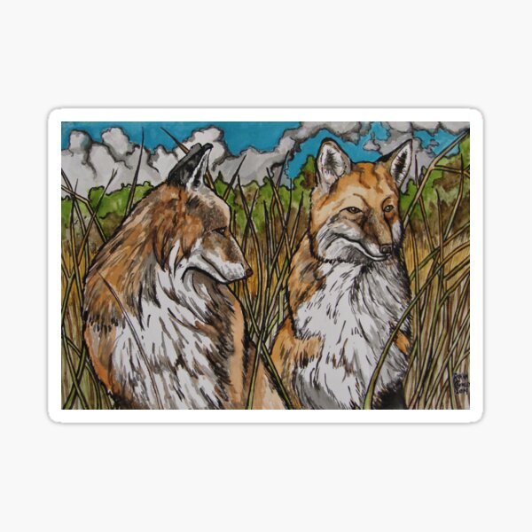 Item preview, Foxes designed and sold by crowleyronan123.