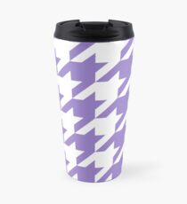 Lavander Large Houndstooth Travel Mug