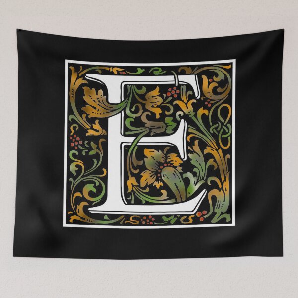 Item preview, Monogram E with fancy vines designed and sold by danastuff.