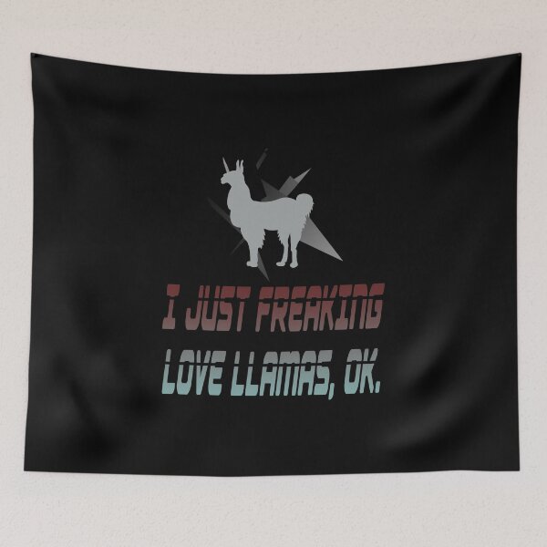 Item preview, Llama Lover Product  I Just Freaking Love  Gift For the Farm designed and sold by stuch75.