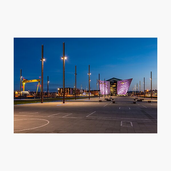 Titanic Belfast & Harland and Wolff Cranes Photographic Print