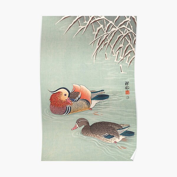 Mandarin Duck by Ohara Koson Poster