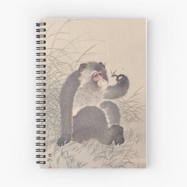 Item preview, Monkey and Bug by Ohara koson designed and sold by topower.