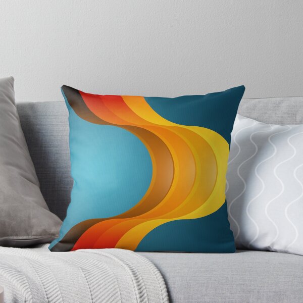 Aperçu de l'œuvre Modern Orange Yellow Abstract créée et vendue par shabzdesigns.