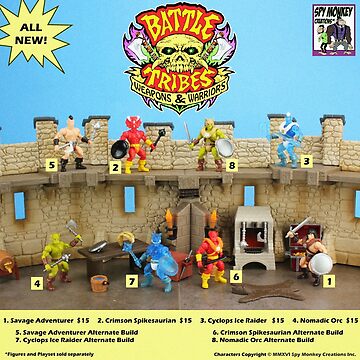 Artwork thumbnail, Battle Tribes Retro Catalog by spymonkey
