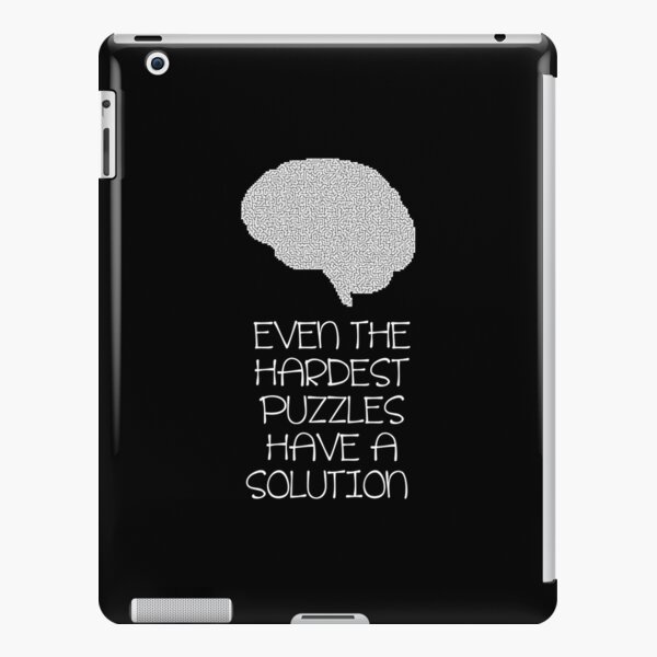 Expert Puzzle Hard Puzzles Have a Solution product iPad Snap Case