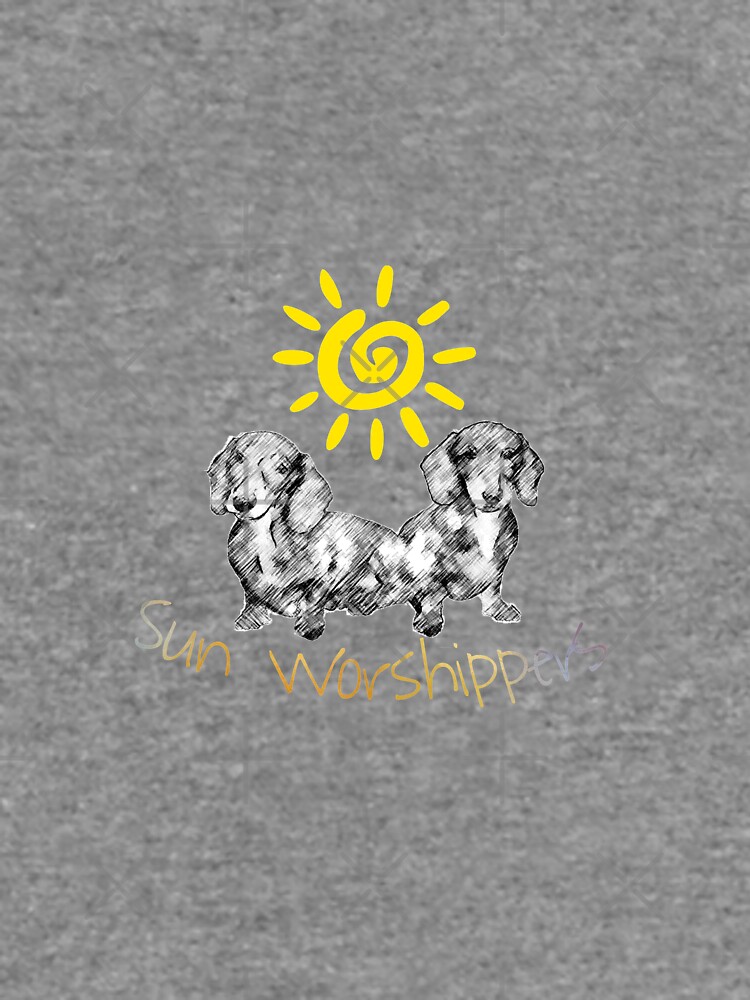 Dachshunds Sun Worshippers by tribbledesign