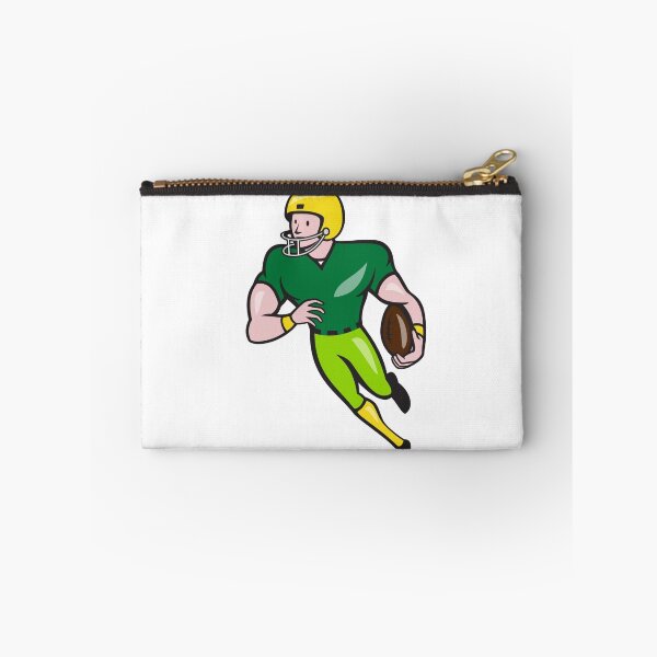 Item preview, American Football Receiver Running Isolated Cartoon designed and sold by patrimonio.