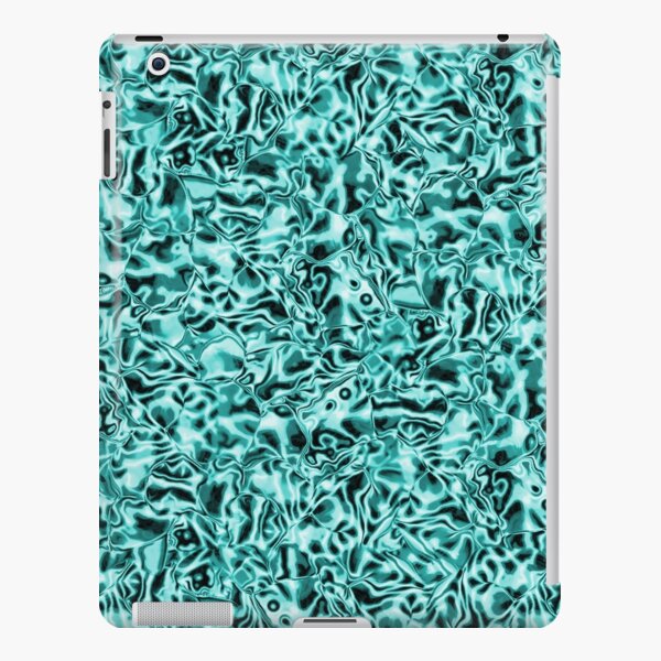 Flashy coral-like shapes in cyan tones iPad Snap Case