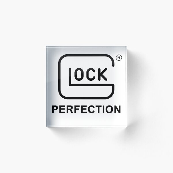 Logo Gun Firearm Acrylic Block