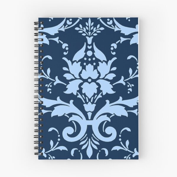 Item preview, Elegant Blue Damask Pattern designed and sold by shabzdesigns.