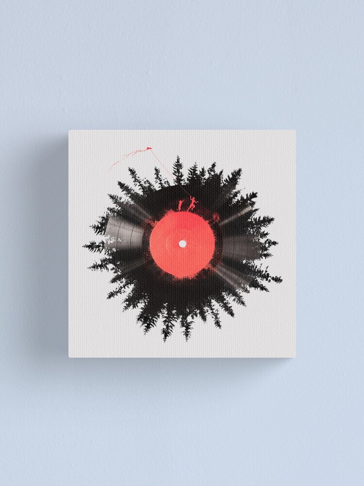 Alternate view of The Vinyl of my life Canvas Print