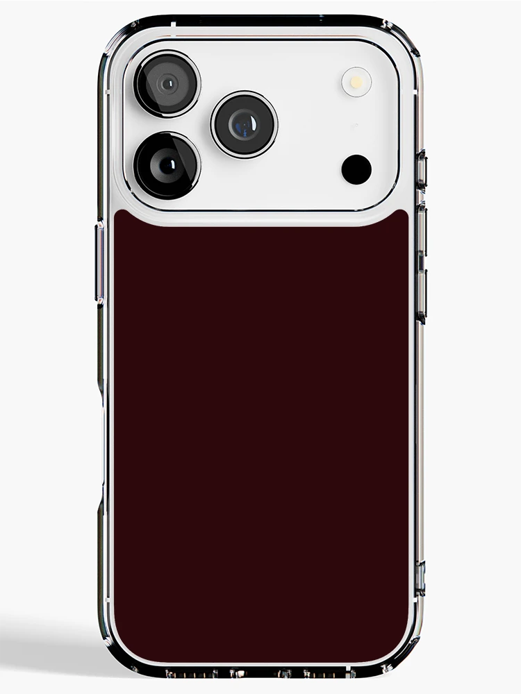 Thumbnail 1 of 5, iPhone Case, Solid Raisin designed and sold by rootzero.