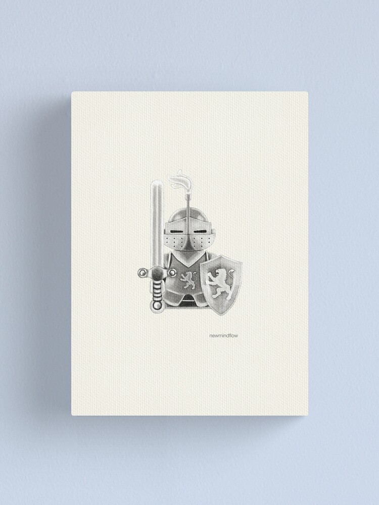 Alternate view of Medieval Warrior Canvas Print