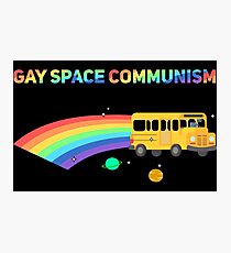 Lámina fotográfica Camiseta marxista cultural del marismo cultural del espacio gay