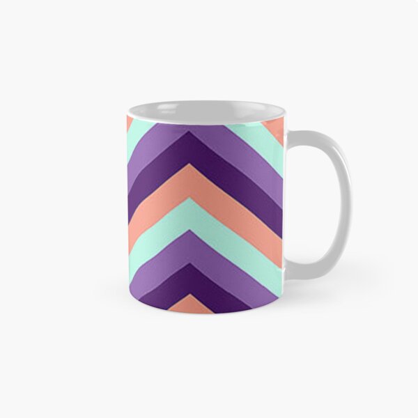 Aperçu de l'œuvre Purple Chevron Zig Zag Pattern créée et vendue par shabzdesigns.