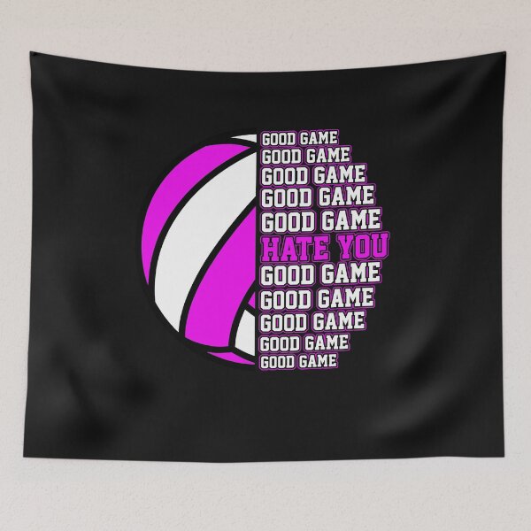 Item preview, Volleyball Good Game I Hate You (pink design) designed and sold by theboujeebunny.
