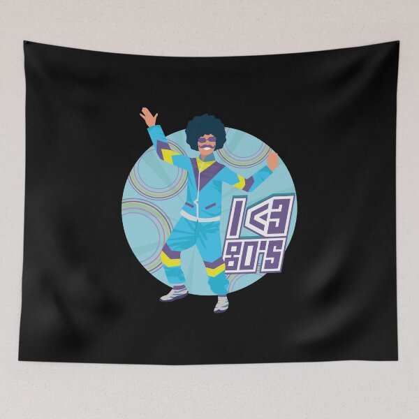 Item preview, I Love 80s Eighties Fancy Dress Theme Party Gift designed and sold by Pubi.