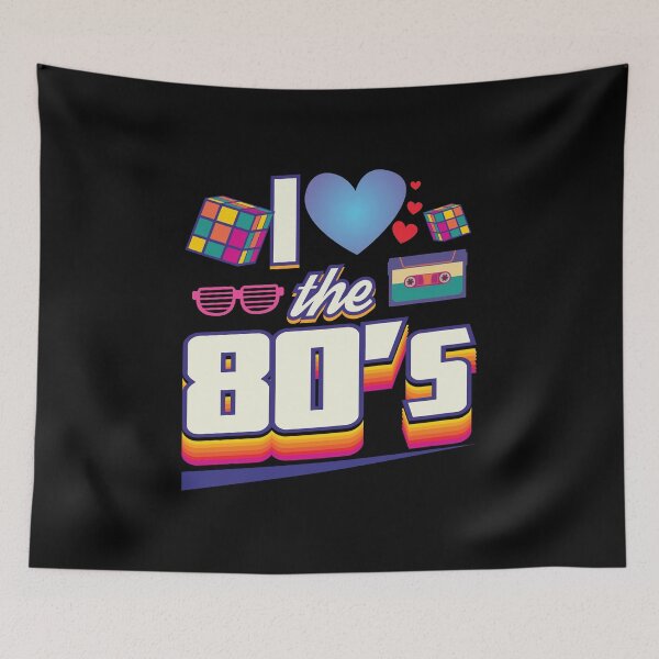 Item preview, I Love 80s Eighties Fancy Dress Theme Party Gift designed and sold by Pubi.