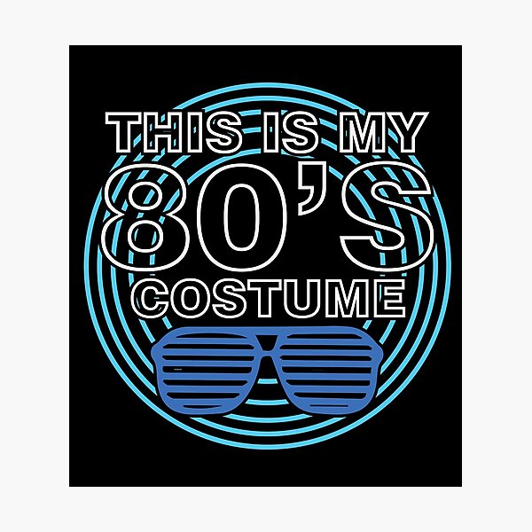 Item preview, I Love 80s Eighties Fancy Dress Theme Party Gift designed and sold by Pubi.
