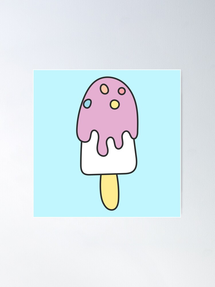 Single paddle pop ice-cream Poster for Sale by jazzydevil