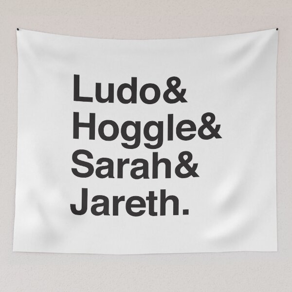 Item preview, ludo & Hoggle & Sarah & Jareth designed and sold by thetypographer.