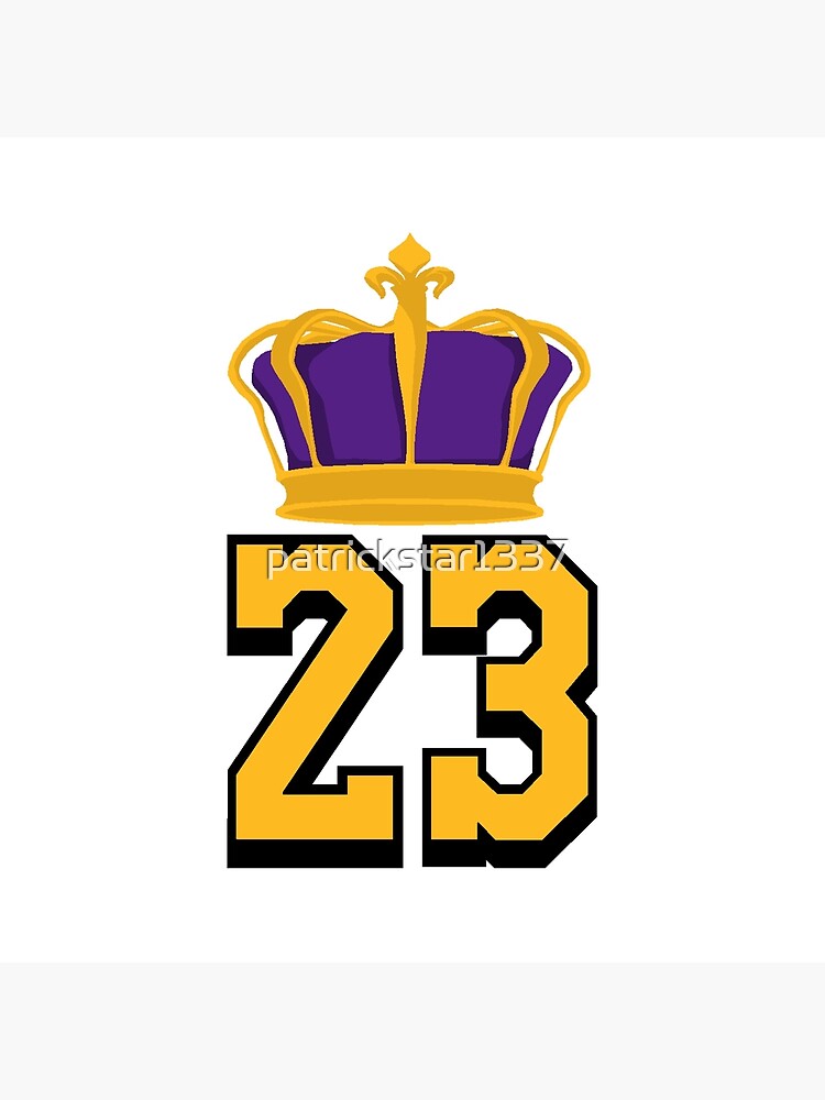 King Lebron James 23 Postcard by patrickstar1337 Redbubble