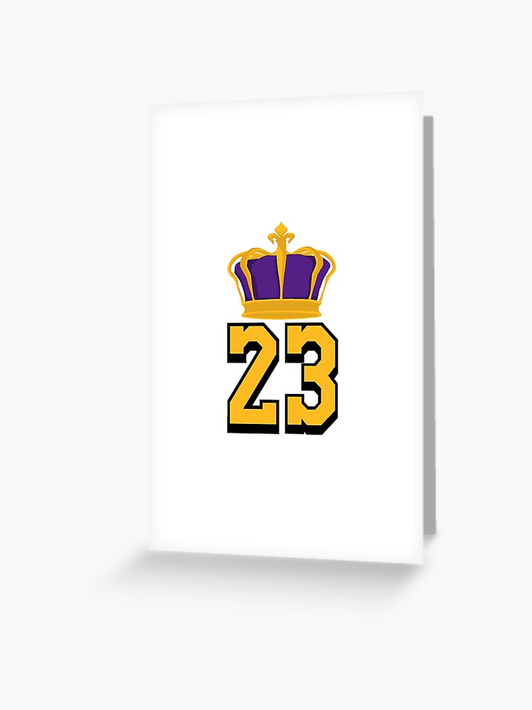 King Lebron James 23 Sticker by patrickstar1337