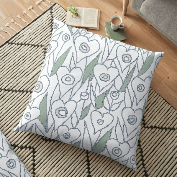 Field of Flowers Floor Pillow